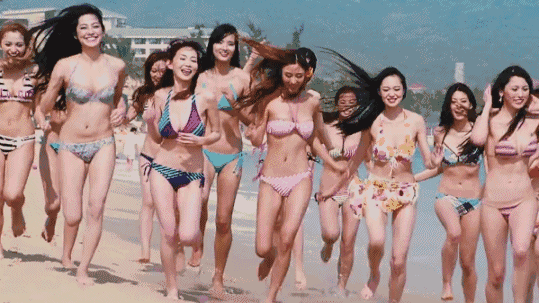 SNH48梦想岛MV泳装拍摄花絮